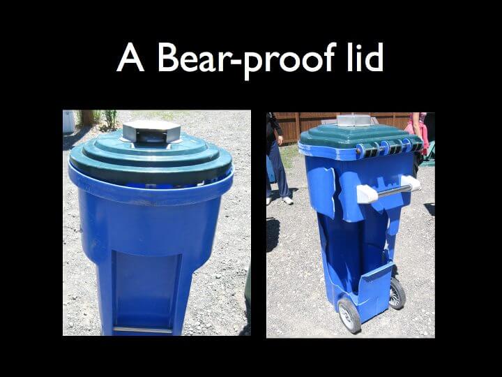 Bear Proof Lid