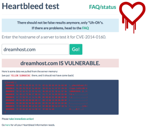 Heartbleed test