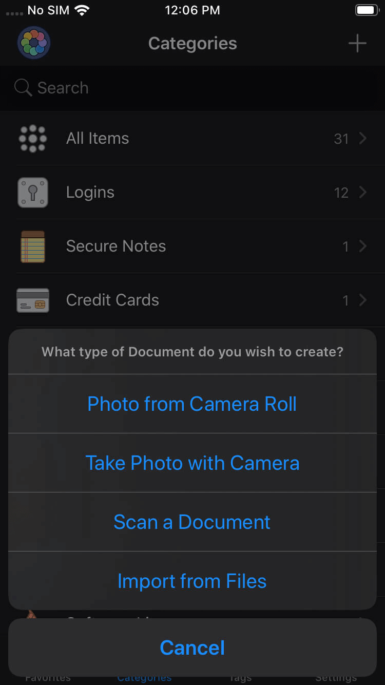 Add your documents