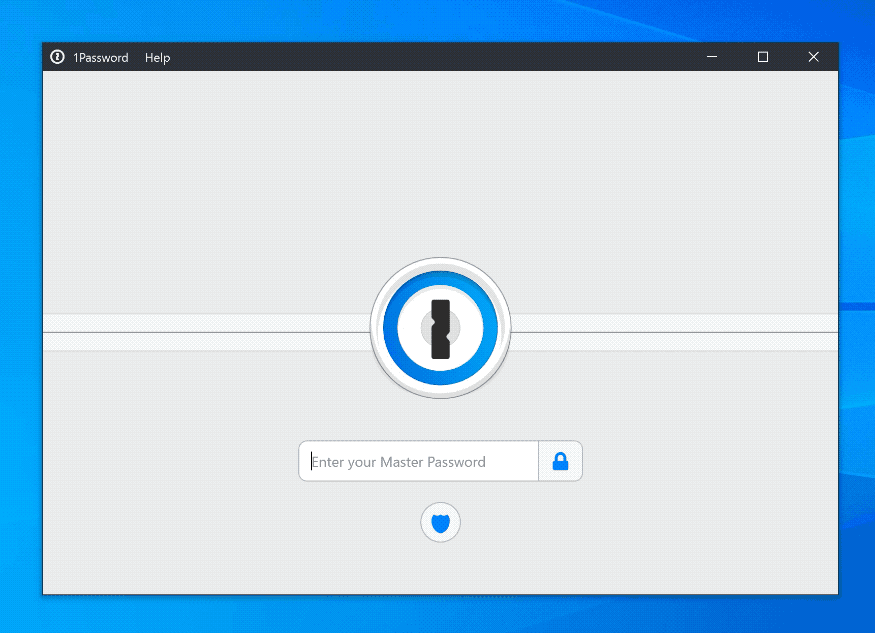 Secure Desktop in 1Password 7.3 for Windows