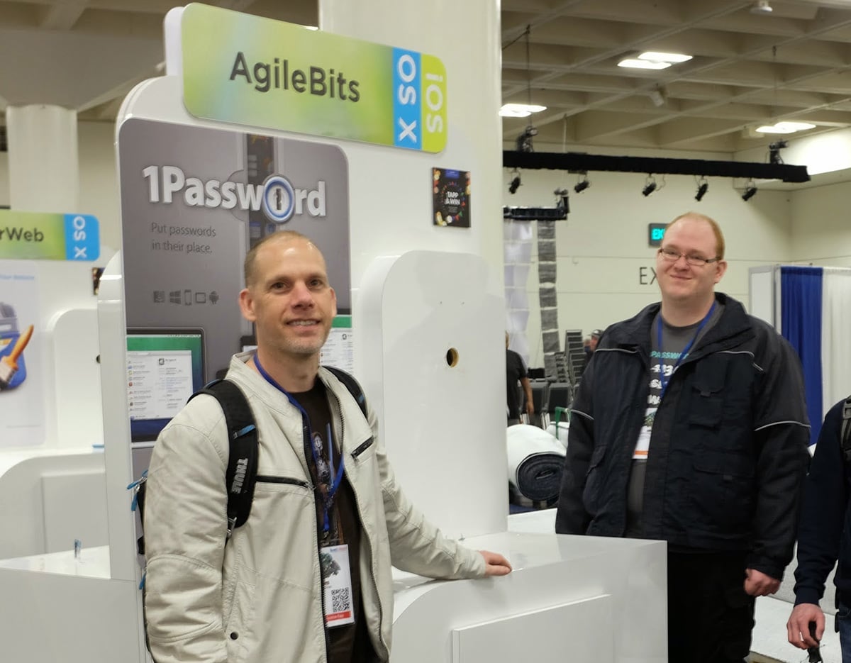 The 1Password team at Macworld 2014.