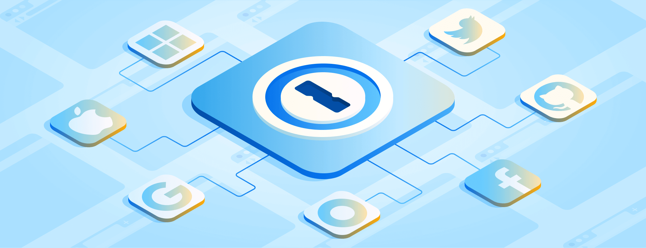 Sign in with Google, Apple, and other providers... and save it in 1Password