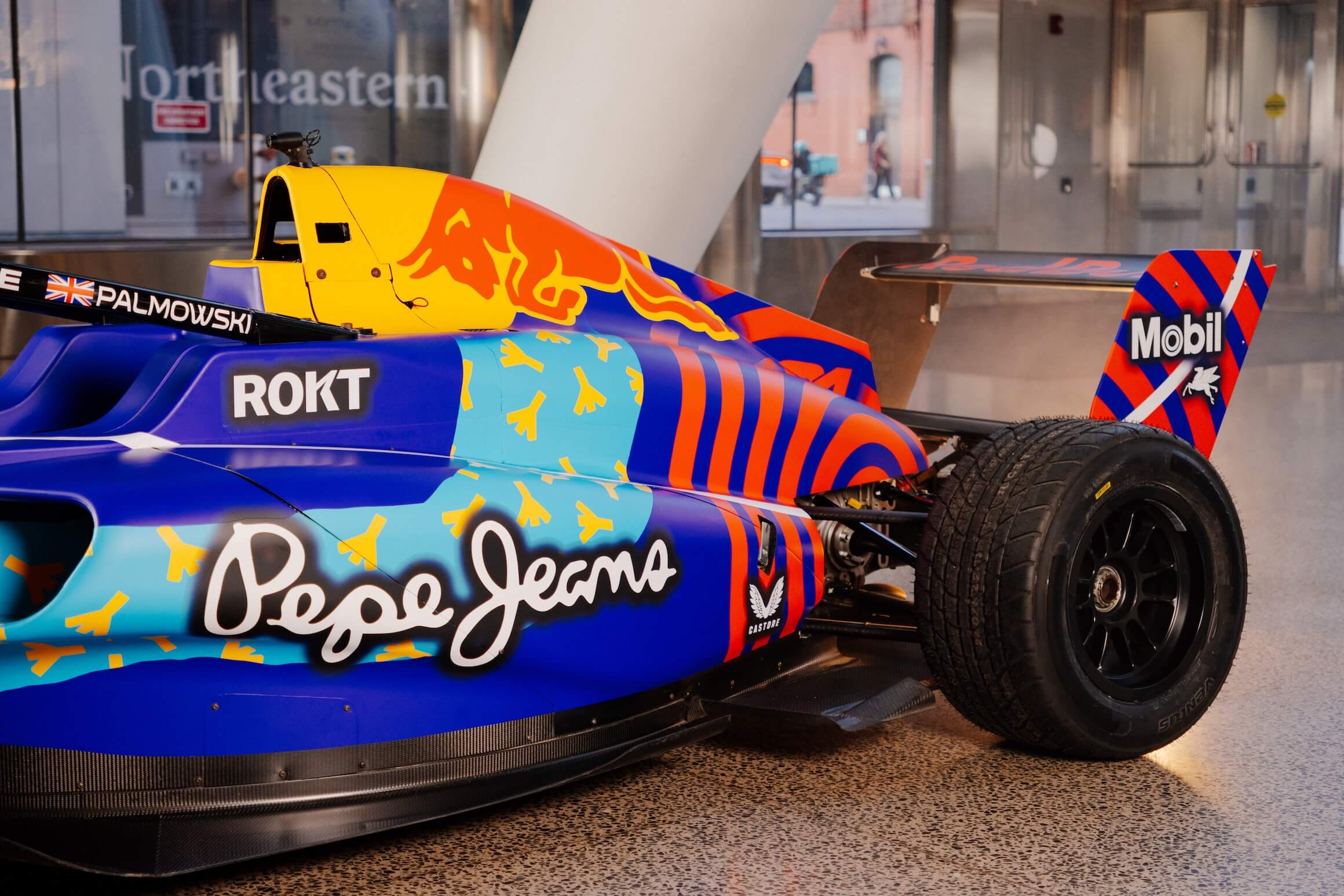 A photo of the back side of the car showcasing the ripples. A photo of the back side of the car showcasing the ripples.
