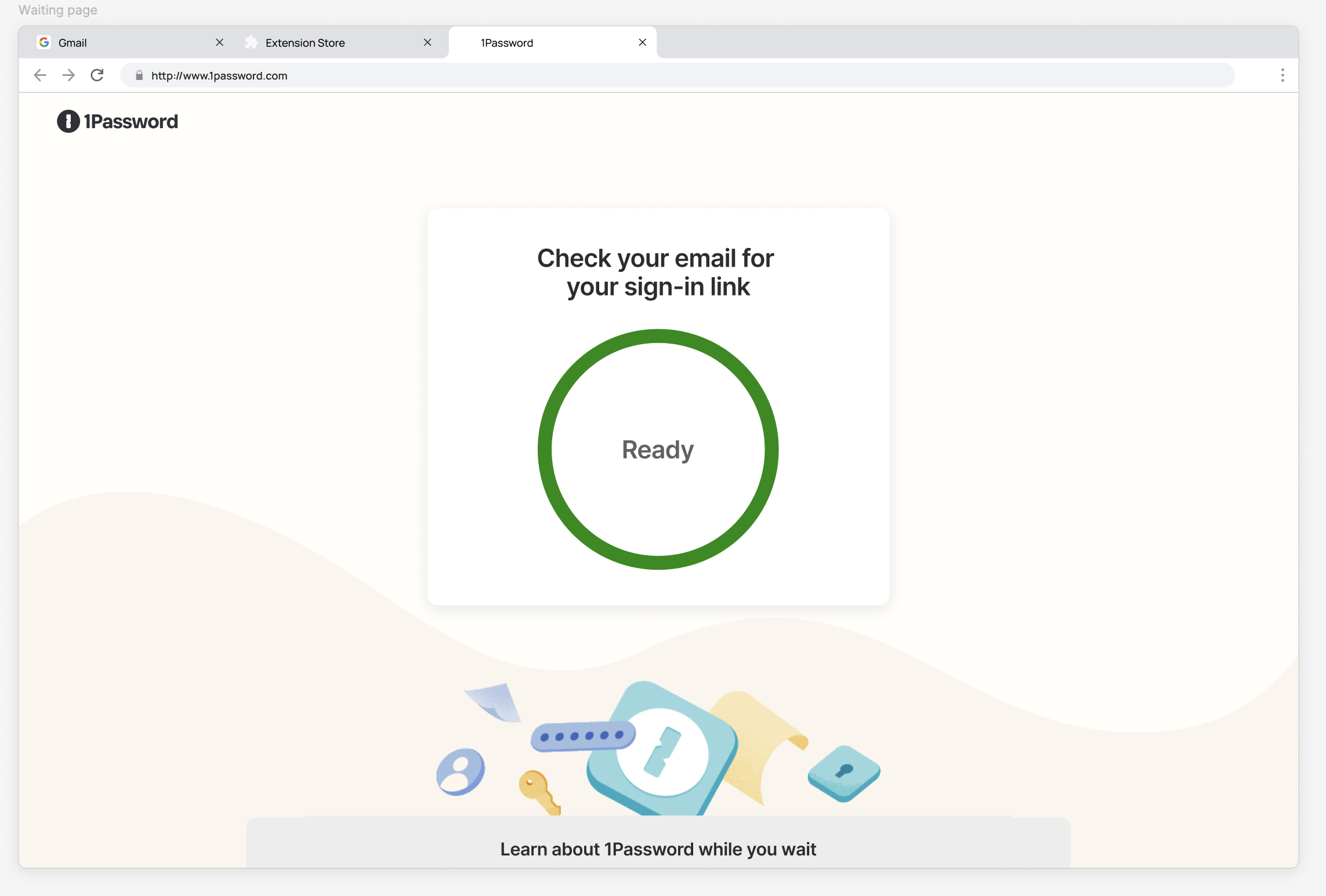 A screenshot of the new scim waiting screen once ready. A screenshot of the new scim waiting screen once ready.