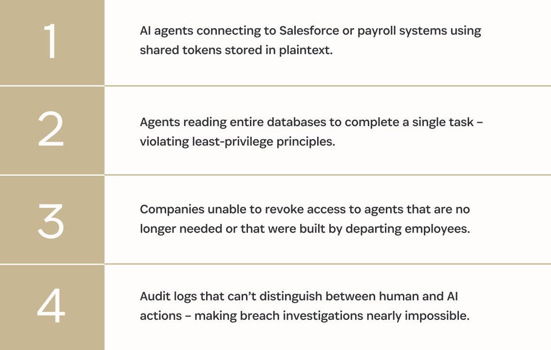 A list of security risks tied to agentic AI from the ebook. A list of security risks tied to agentic AI from the ebook.